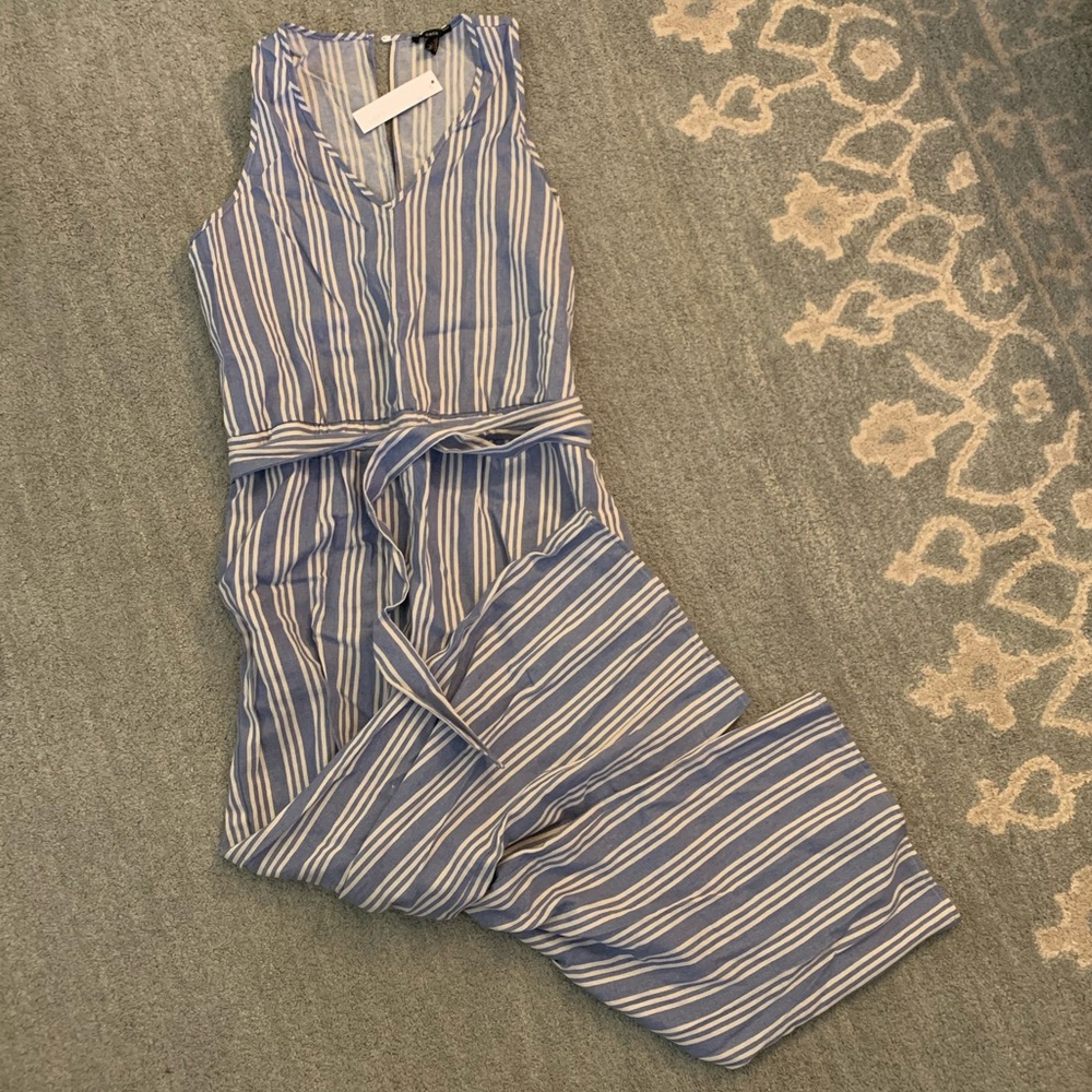 NWT! Drew Chambray Stripe Jumpsuit